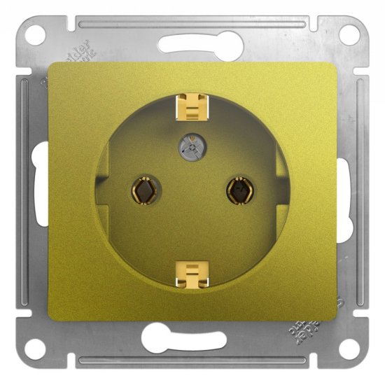Одноместный механизм розетки Systeme Electric GLOSSA
