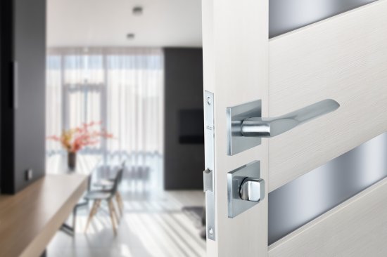 Дверные ручки Edson WC 8Q2 с запиранием цвет хром