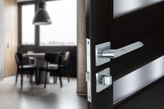 Дверные ручки Edson WC 8Q2 с запиранием цвет хром