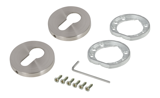 Накладка на цилиндр Edson EDS-SC-R2 ø54 мм цвет никель