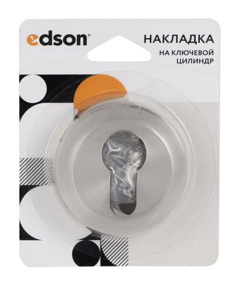 Накладка на цилиндр Edson EDS-SC-R2 ø54 мм цвет никель