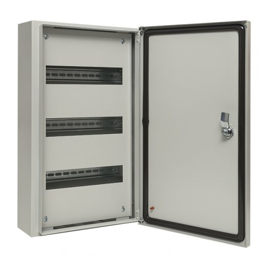 Щит распределительный навесной EKF Basic ЩРН-36 стальной IP54 520х310х120 мм 36 модулей с замком