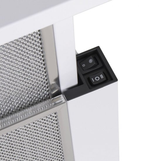 Кухонная вытяжка встраиваемая Maunfeld VS Light 50 см белая (УТ000008532)