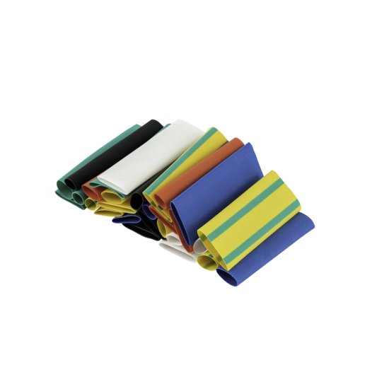 Трубка термоусадочная Duwi ТУТ 4/2-10/5 мм 100 мм 6 цветов (55 шт.)