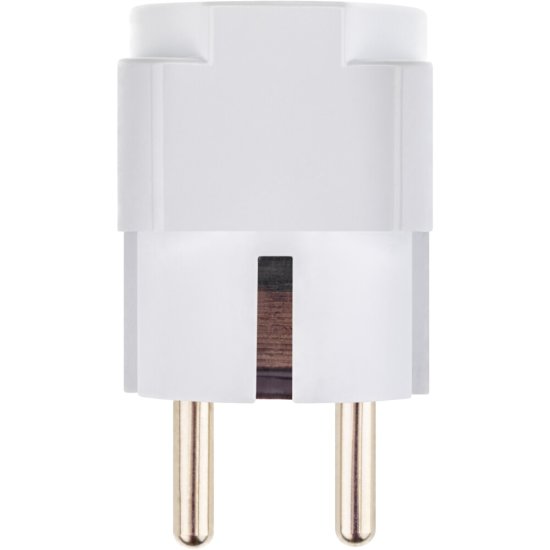 Разветвитель 1 розетка азия Düwi 16 А 230 В 3,68 кВт белый (27405 6)