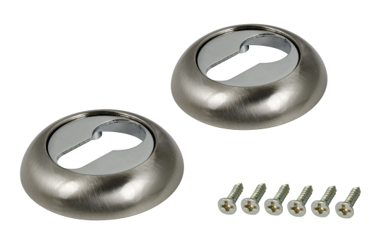 Накладка на цилиндр Edson EDS-SC-R1 ø54 мм цвет никель