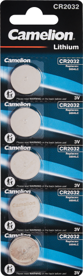 Батарейка Camelion литиевая CR2032 5 шт.