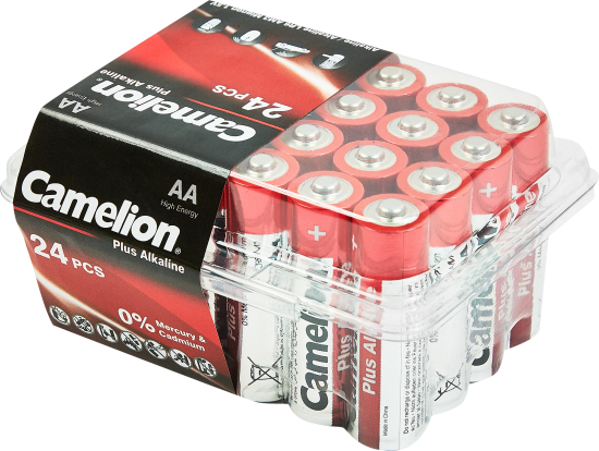 Батарейка Camelion Plus Alkaline LR6-PB24 алкалиновая LR6 AA 24 шт.