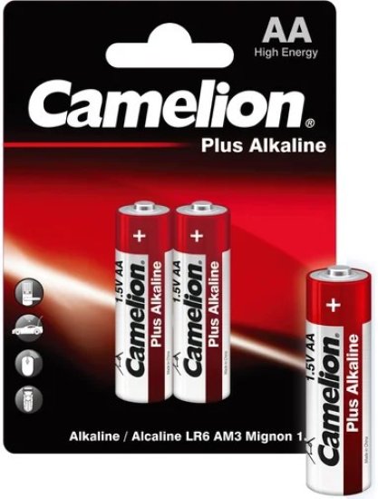 Батарейка Camelion Plus Alkaline LR6-BP2 алкалиновая LR6 AA 2 шт.