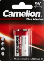 Батарейка Camelion Plus Alkaline 6LR61-BP1 алкалиновая 6LR61 крона 1 шт.