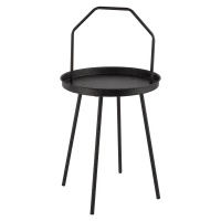 Столик кофейный 39x39x48.5 см металл черный
