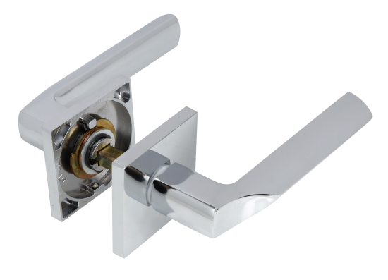 Дверные ручки Edson EDS-164H-Q2, цвет хром