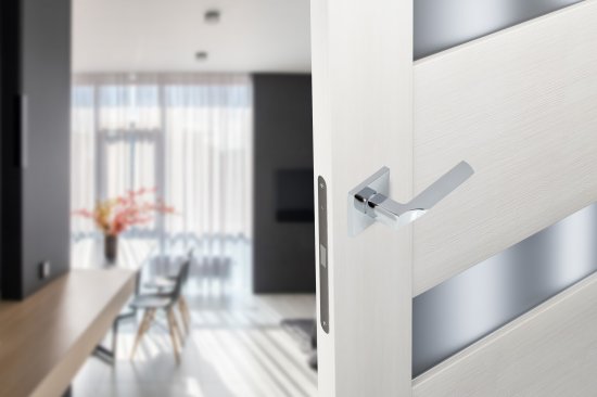 Дверные ручки Edson EDS-164H-Q2 цвет хром