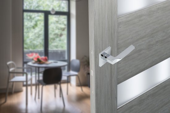 Дверные ручки Edson EDS-164H-Q2 цвет хром