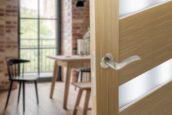 Дверные ручки Edson EDS-111H-R2 цвет никель