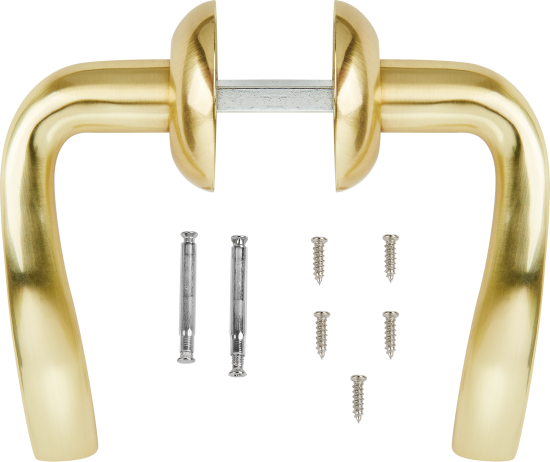 Дверные ручки Edson EDS-65H-R1 цвет золото