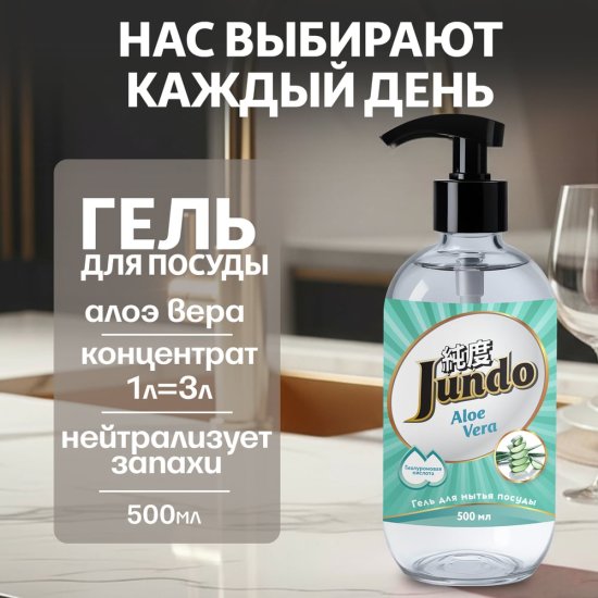 Гель для мытья посуды Jundo 4903720020456