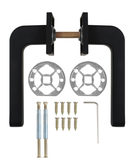 Дверные ручки Edson EDS-125H-Q2 цвет черный