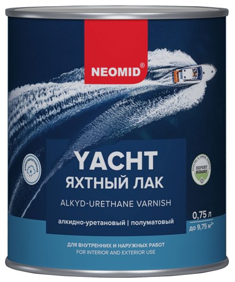 Лак яхтный Neomid алкидно-уретановый полуматовый 0.75 л