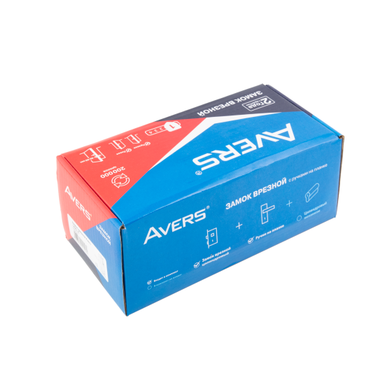 Замок врезной Avers 1425-CR, цвет хром