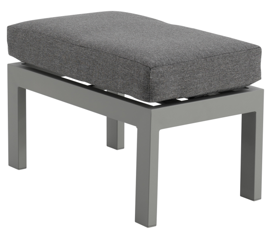 Набор садовой мебели Naxos алюминий/полиэстер серый: диван, стол и 2 лавочки