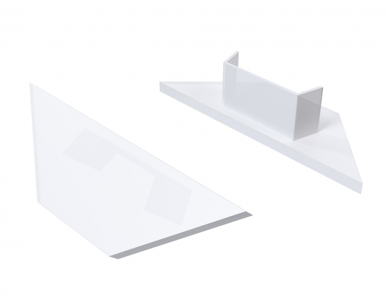 Профиль Inspire для светодиодной ленты 1 м угловой