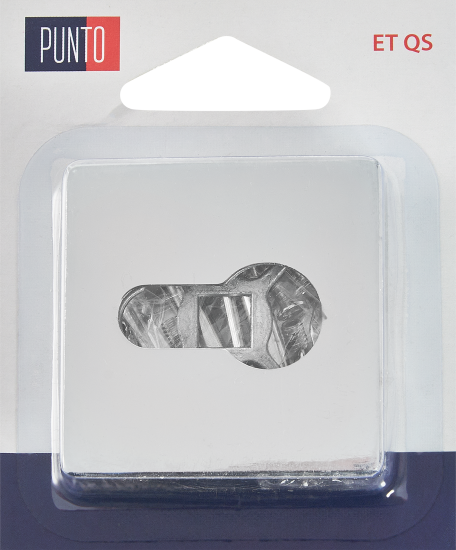 Накладка на цилиндр Punto ET.K.QS52 54x54 см цвет матовый хром