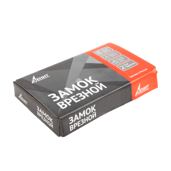 Замок врезной сувальдный ЗВ8-6.4, цвет никель