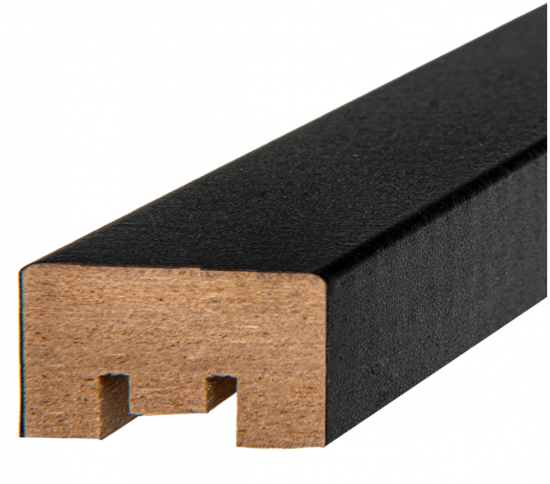 Рейка МДФ 2700x20x32 мм цвет черный