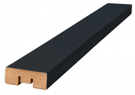 Рейка МДФ 2700x16x40 мм цвет черный