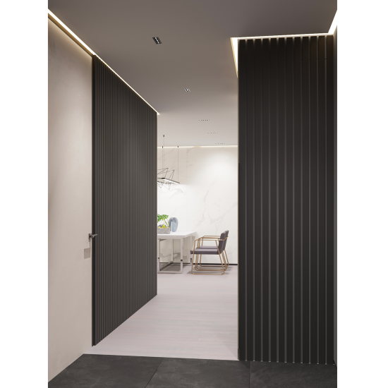 Рейка МДФ 2700x16x40 мм цвет черный