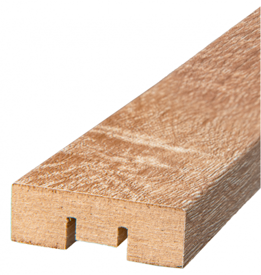 Рейка МДФ 2700x16x40 мм цвет лайт сонома