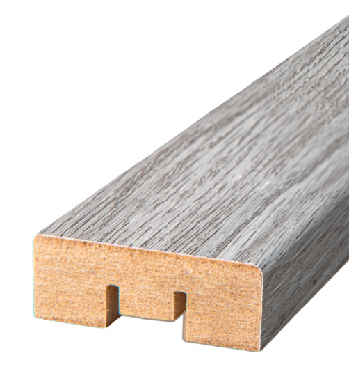 Рейка МДФ 2700x16x40 мм цвет дуб европейский серый