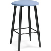 Барный стул Woodville Гангток катания дасти блю, черный матовый