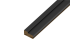 Комплект дверной коробки Классико телескопический 2070x70x32 мм HardFlex ламинация цвет черный (2.5шт.)