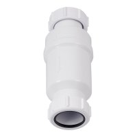 Сифон для раковины и мойки McAlpine 1 1/2х40 мм без выпуска (MRNRV40-PB)