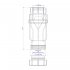 Сифон для раковины и мойки McAlpine 1 1/2х40 мм без выпуска (MRNRV40-PB)