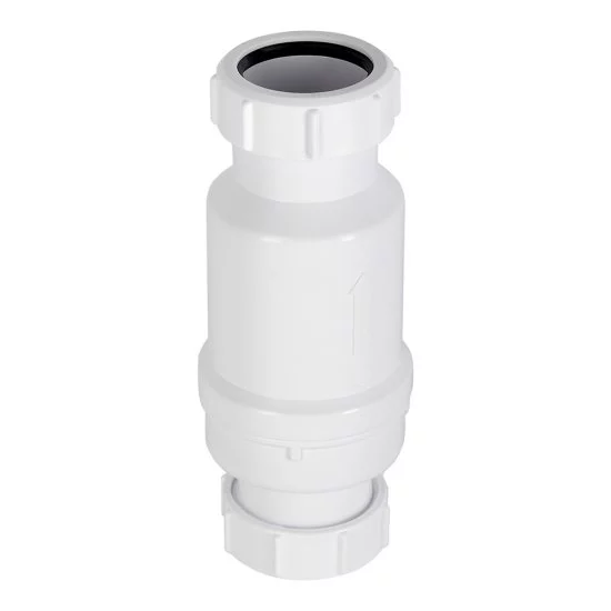 Сифон для раковины и мойки McAlpine 1 1/2х40 мм без выпуска (MRNRV40C-PB)