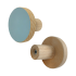 Вешалка настенная Rondo Aqua 1 крючок 6.3x6.1x4.7 см цвет синий