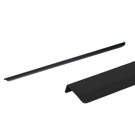 Мебельная ручка-профиль матовый черный 1350 мм