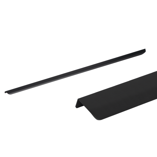 Мебельная ручка-профиль матовый черный 1350 мм