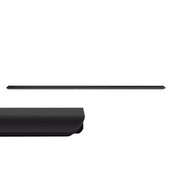 Мебельная ручка-профиль матовый черный 1350 мм