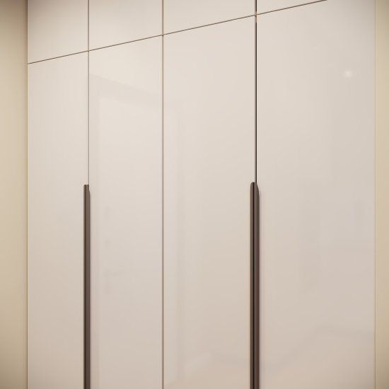 Мебельная ручка-профиль матовый черный 1350 мм