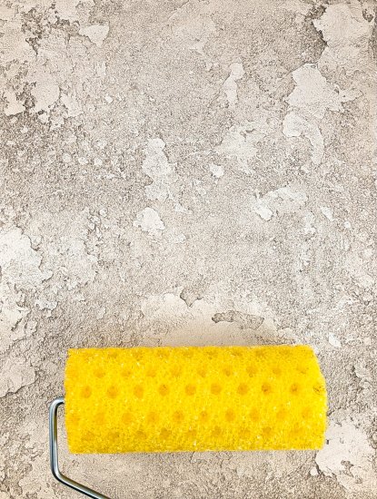 Валик фактурный для водных красок 180 мм Toolberg поролон с ручкой