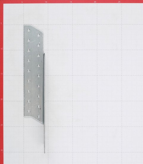 Держатель балки правый оцинкованный 250х40х40х2 мм