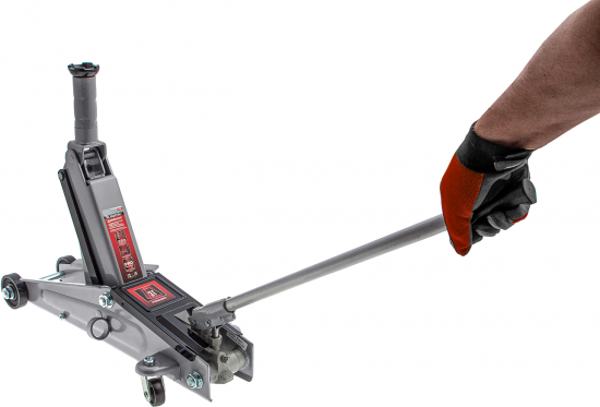 Домкрат подкатной гидравлический Matrix до 3000 кг, 150-530 мм