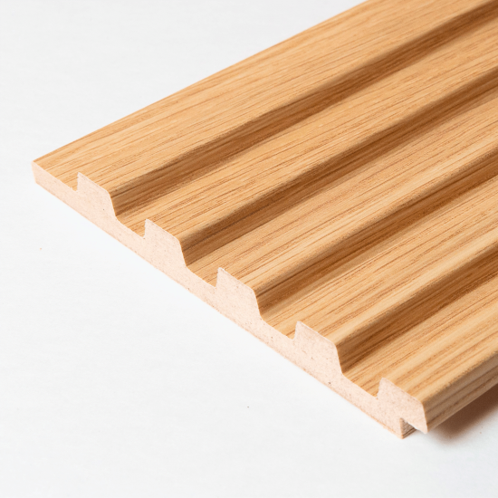 Панель МДФ Natur Trapeze Дуб натур 2760x122x12 мм 0.4 м²