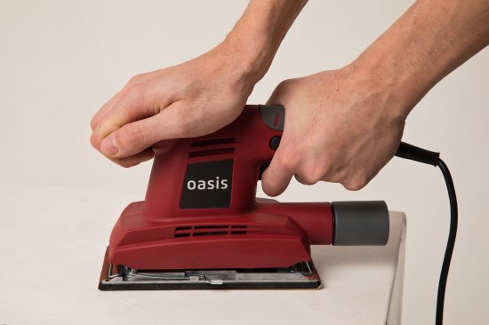 Вибрационная шлифмашина сетевая Oasis GV-22, 90x187 мм, 220 Вт