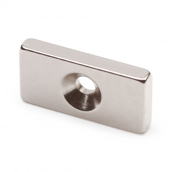 Магнит неодимовый прямоугольный 2x1x0.3 см