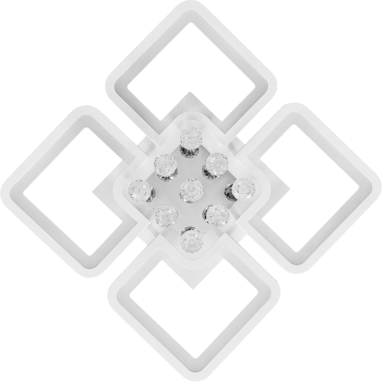 Люстра светодиодная Natali Kovaltseva Cascade 100 Вт регулируемый белый свет цвет белый